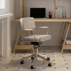 Krzesła*KARE Design Krzesło Biurowe Dottore 44x78 Cm Szare