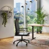 Krzesła*KARE Design Krzesło Biurowe Labora High 58x128 Cm Czarne