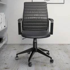 Krzesła*KARE Design Krzesło Biurowe Labora 57x105 Cm Czarne