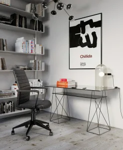 Krzesła*KARE Design Krzesło Biurowe Labora 57x105 Cm Czarne