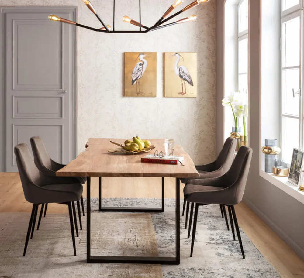 Krzesła*KARE Design Krzesło East Side 48x83 Cm Brązowe
