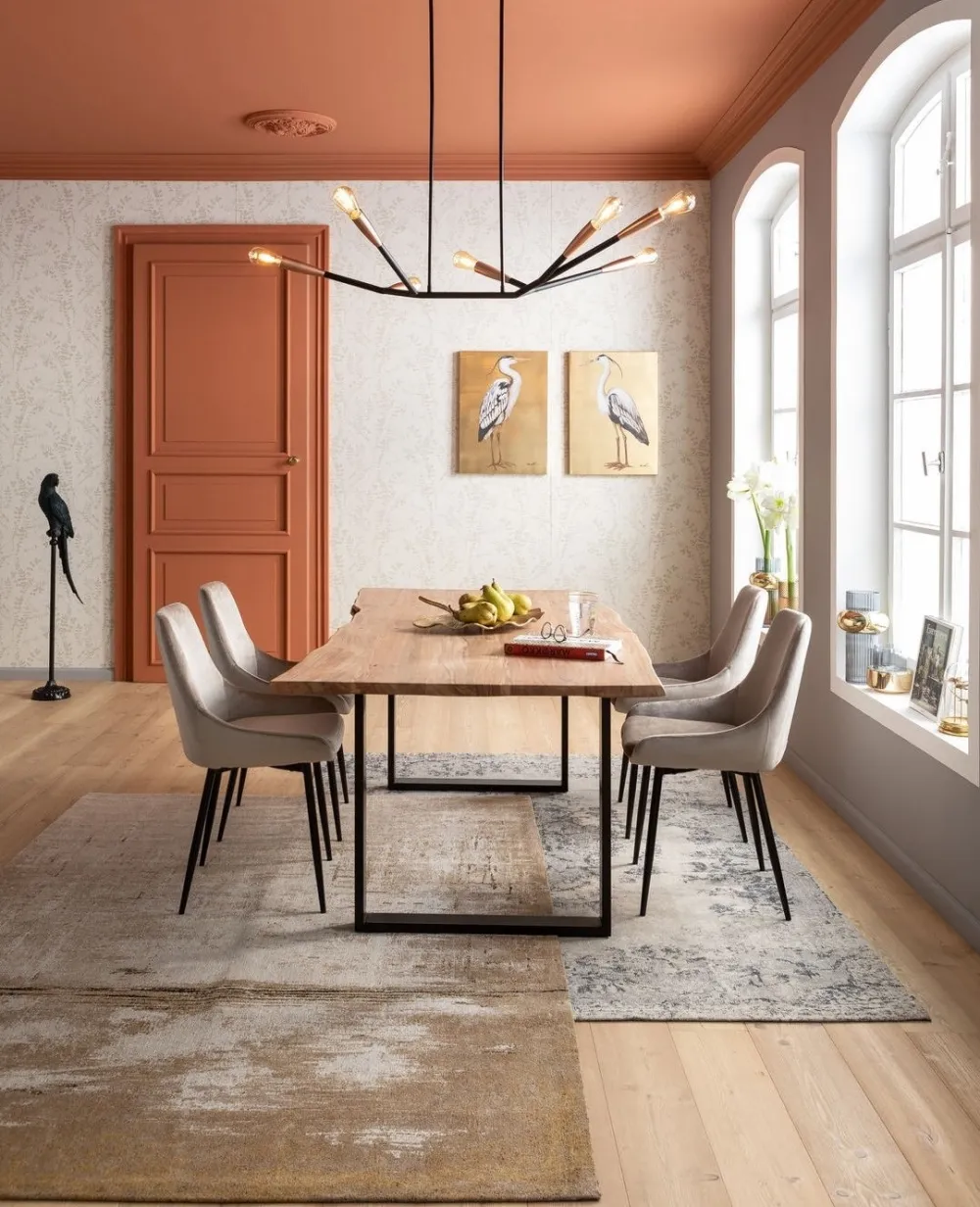 Krzesła*KARE Design Krzesło East Side 48x83 Cm Kremowe