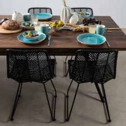 Krzesła*KARE Design Krzesło Ko Lanta 45x86 Cm Czarne