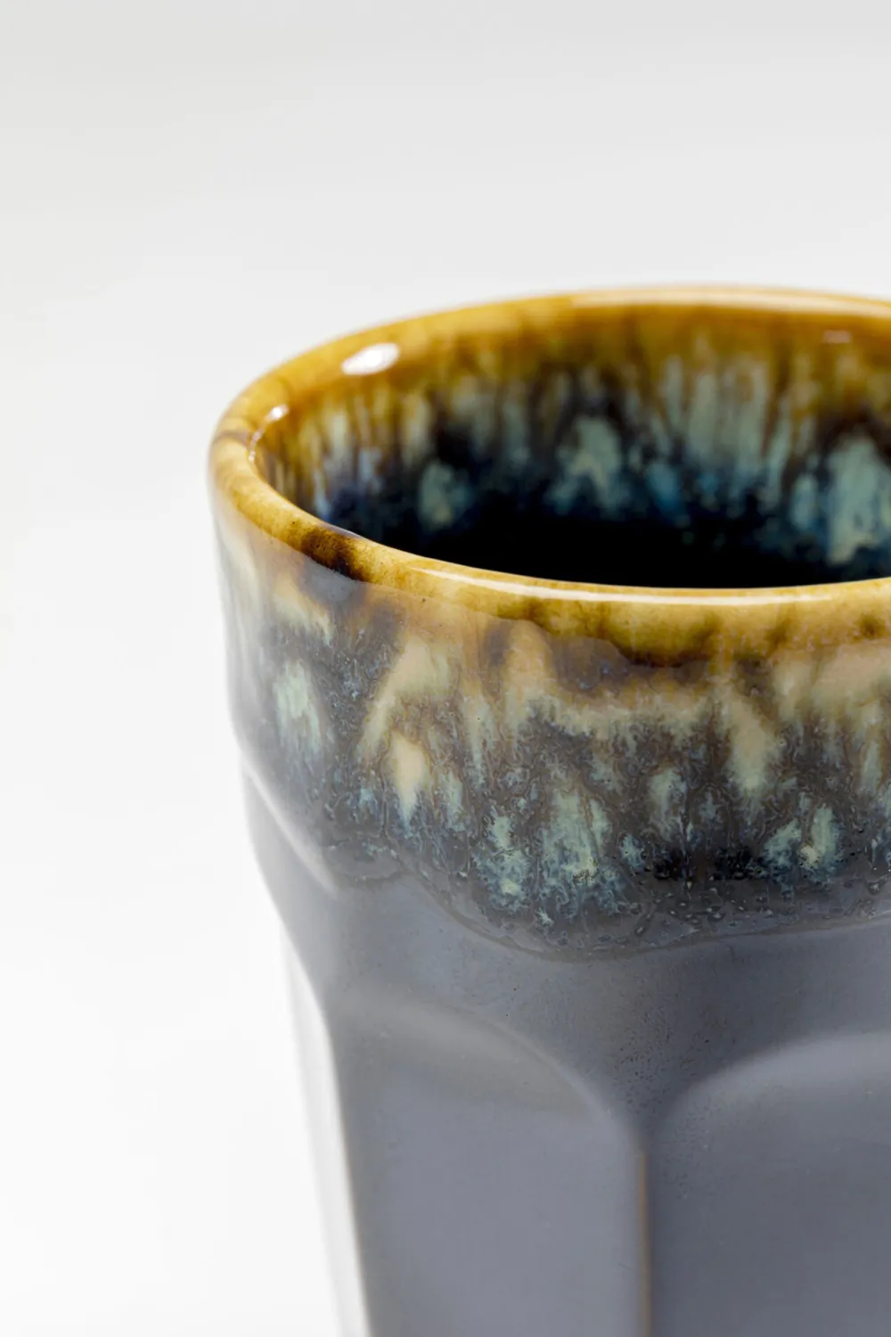 Zastawa Stołowa|Kubki*KARE Design Kubek Bez Ucha Kamionkowy Ciemnoniebieski 12 Cm
