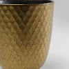 Zastawa Stołowa|Kubki*KARE Design Kubek Bez Ucha Z Porcelany Czarno-złoty 200 Ml