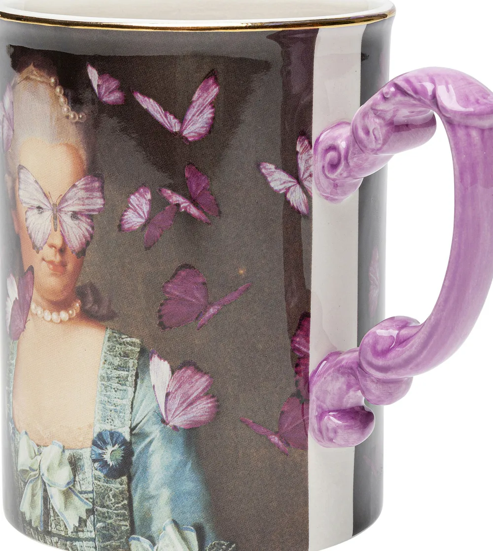 Zastawa Stołowa|Kubki*KARE Design Kubek Kolorowy Ceramiczny Awangardowy Dama 400 Ml