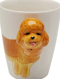 Zastawa Stołowa|Kubki*KARE Design Kubek Z Porcelany Motyw Zwierzęcy Pies 390 Ml