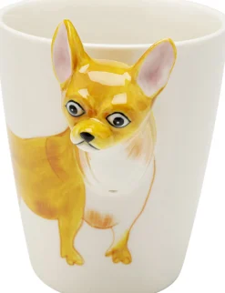 Zastawa Stołowa|Kubki*KARE Design Kubek Z Porcelany Motyw Zwierzęcy Piesek 390 Ml