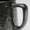 Kubki*KARE Design Kubek Z Uchem Czarny Kamionkowy 380 Ml