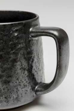 Kubki*KARE Design Kubek Z Uchem Czarny Kamionkowy 380 Ml