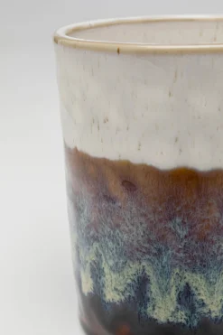Zastawa Stołowa|Kubki*KARE Design Kubek Z Uchem Kamionka 350 Ml Dół Brązowy