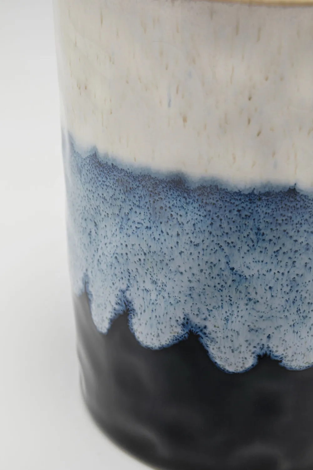 Zastawa Stołowa|Kubki*KARE Design Kubek Z Uchem Kamionka 350 Ml Dół Niebieski