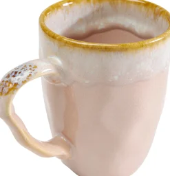 Zastawa Stołowa|Kubki*KARE Design Kubek Z Uchem Kamionkowy Różowy 370 Ml