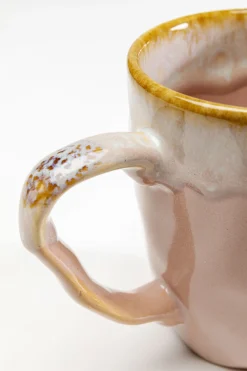 Zastawa Stołowa|Kubki*KARE Design Kubek Z Uchem Kamionkowy Różowy 370 Ml