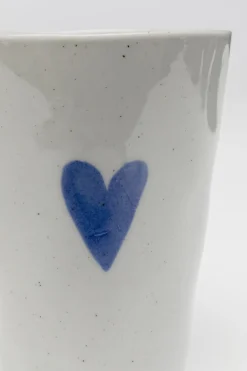 Zastawa Stołowa|Kubki*KARE Design Kubek Z Uchem Motyw Niebieskiego Serca 350 Ml