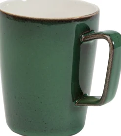 Kubki*KARE Design Kubek Z Uchem Zielony Porcelana 350 Ml