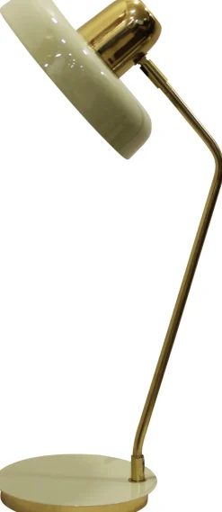 Lampy Stołowe*KARE Design Lampa Biurkowa Jasnozielono-złota Stalowa 56 Cm