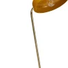 Lampy Stołowe*KARE Design Lampa Biurkowa Stalowa Złota Z Pomarańczowym Kloszem 56 Cm