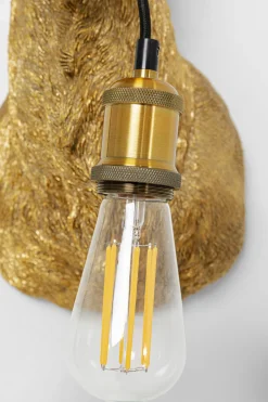 Kinkiety*KARE Design Lampa ścienna Animal Goat 45x74 Cm Złota