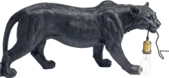 Lampy Podłogowe*KARE Design Lampa Podłogowa Animal Bagheera 85x40 Cm Czarna