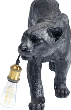 Lampy Podłogowe*KARE Design Lampa Podłogowa Animal Bagheera 85x40 Cm Czarna