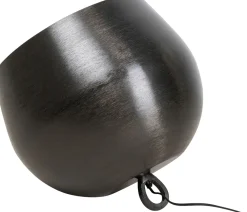Lampy Podłogowe*KARE Design Lampa Podłogowa Apollon Smooth Ø50 Cm Czarna