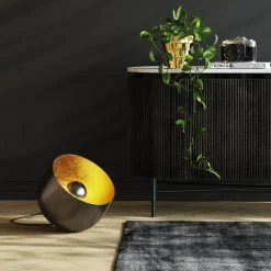 Lampy Podłogowe*KARE Design Lampa Podłogowa Apollon Smooth Ø35 Cm Czarna