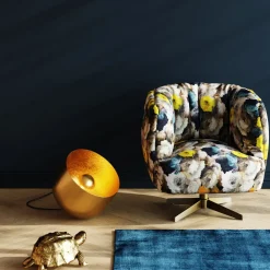 Lampy Podłogowe*KARE Design Lampa Podłogowa Apollon Smooth Ø35 Cm Złota