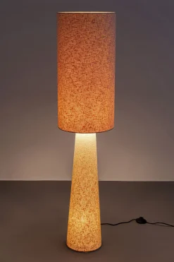 Lampy Podłogowe*KARE Design Lampa Podłogowa Beżowa Lniana Boucle 130 Cm