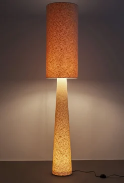 Lampy Podłogowe*KARE Design Lampa Podłogowa Beżowa Lniana Boucle 190 Cm