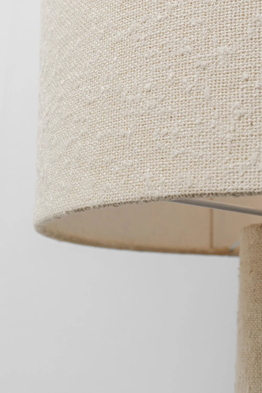 Lampy Podłogowe*KARE Design Lampa Podłogowa Beżowa Lniana Boucle 190 Cm