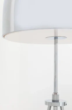 Lampy Podłogowe*KARE Design Lampa Podłogowa Brody 40x160 Cm Srebrna