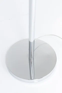 Lampy Podłogowe*KARE Design Lampa Podłogowa Calotta Chrome 40x200 Cm Srebrna