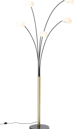 Lampy Podłogowe*KARE Design Lampa Podłogowa Five Fingers Duo 125x220 Cm Czarno-złota