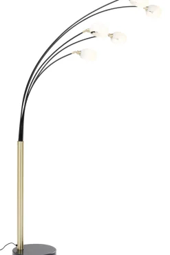 Lampy Podłogowe*KARE Design Lampa Podłogowa Five Fingers Duo 125x220 Cm Czarno-złota