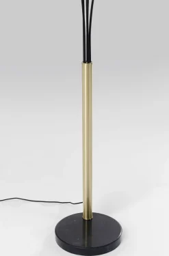 Lampy Podłogowe*KARE Design Lampa Podłogowa Five Fingers Duo 125x220 Cm Czarno-złota