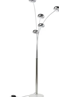 Lampy Podłogowe*KARE Design Lampa Podłogowa Five Fingers 122x220 Cm Chromowa