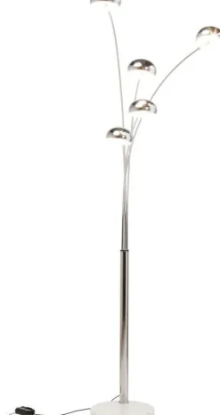 Lampy Podłogowe*KARE Design Lampa Podłogowa Five Fingers 122x220 Cm Chromowa