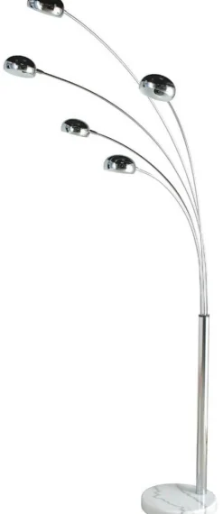 Lampy Podłogowe*KARE Design Lampa Podłogowa Five Fingers 100x220 Cm Chromowa