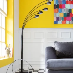 Lampy Podłogowe*KARE Design Lampa Podłogowa Five Fingers 86x201 Cm Czarna