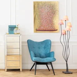 Lampy Podłogowe*KARE Design Lampa Podłogowa Flexible Berry Cinque 40x163 Cm Fioletowo-różowa