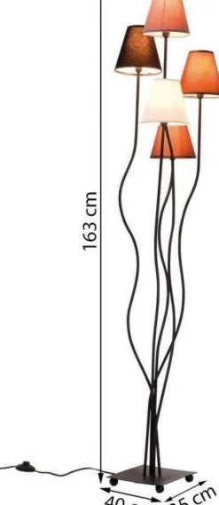 Lampy Podłogowe*KARE Design Lampa Podłogowa Flexible Mocca 40x163 Cm