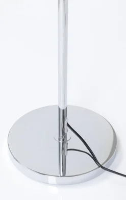 Lampy Podłogowe*KARE Design Lampa Podłogowa Headlight 43x163 Cm Srebrna