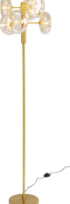 Lampy Podłogowe*KARE Design Lampa Podłogowa Headlight 43x163 Cm Złota