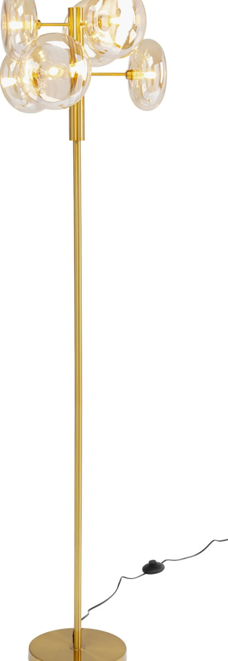 Lampy Podłogowe*KARE Design Lampa Podłogowa Headlight 43x163 Cm Złota