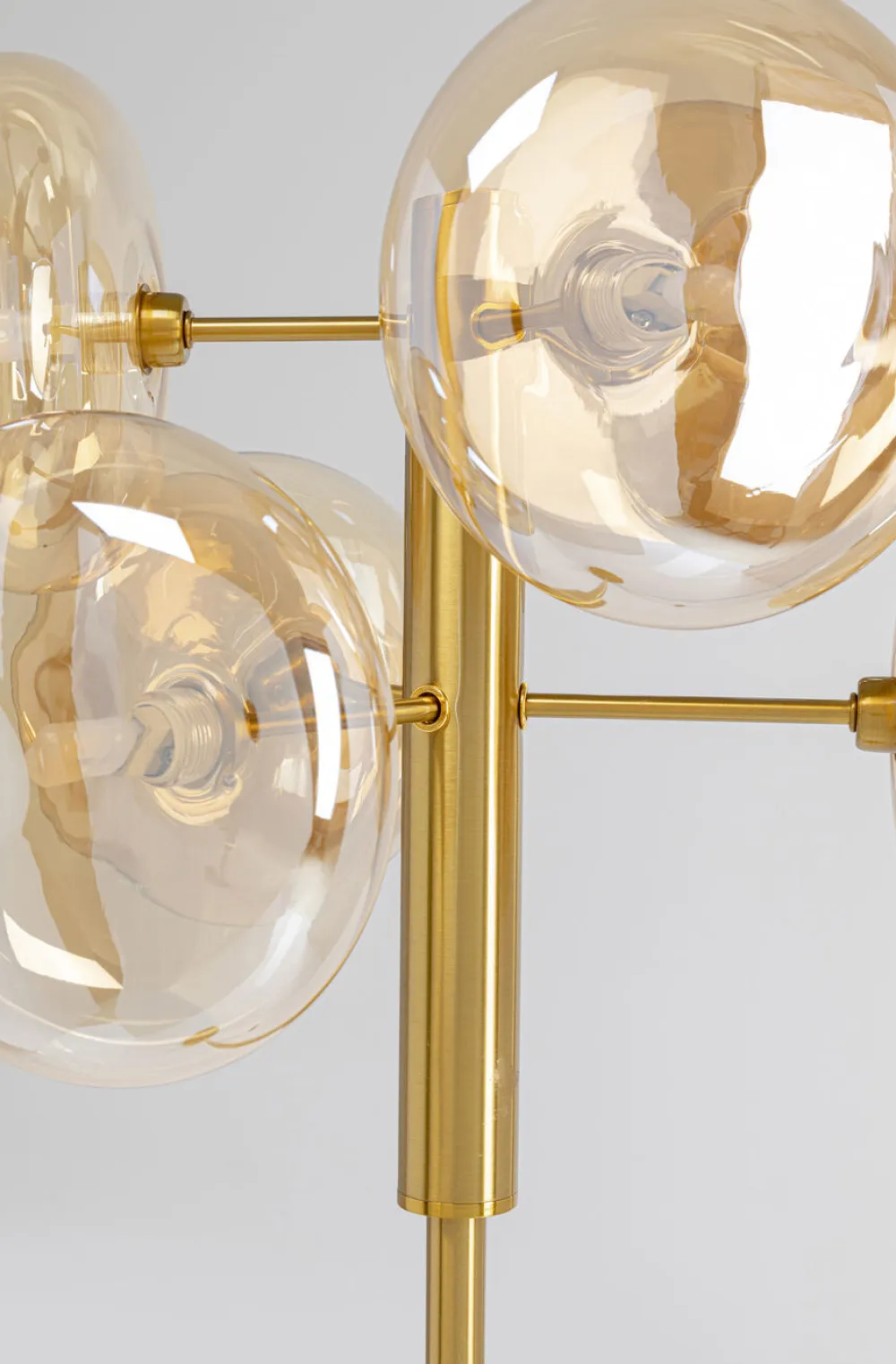 Lampy Podłogowe*KARE Design Lampa Podłogowa Headlight 43x163 Cm Złota