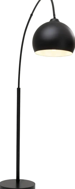 Lampy Podłogowe*KARE Design Lampa Podłogowa Lounge Small Deal Eco 163x175 Cm Czarna Matowa