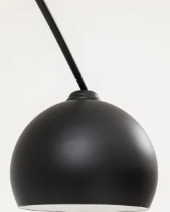 Lampy Podłogowe*KARE Design Lampa Podłogowa Lounge Small Deal Eco 163x175 Cm Czarna Matowa