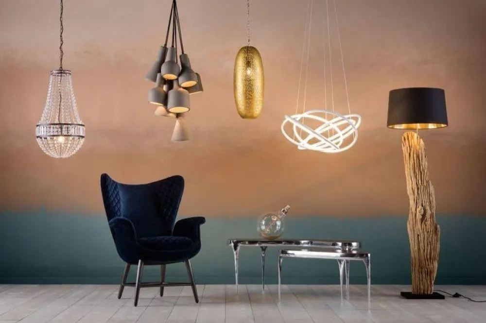 Lampy Podłogowe*KARE Design Lampa Podłogowa Nature Straight 52x171 Cm Czarno-drewniana
