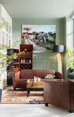 Lampy Podłogowe*KARE Design Lampa Podłogowa Nature Straight 52x171 Cm Czarno-drewniana